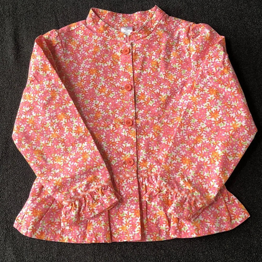 The Children's Place 100% Cotton Tiered Ruffle Skort Adjustable Waist Size 10